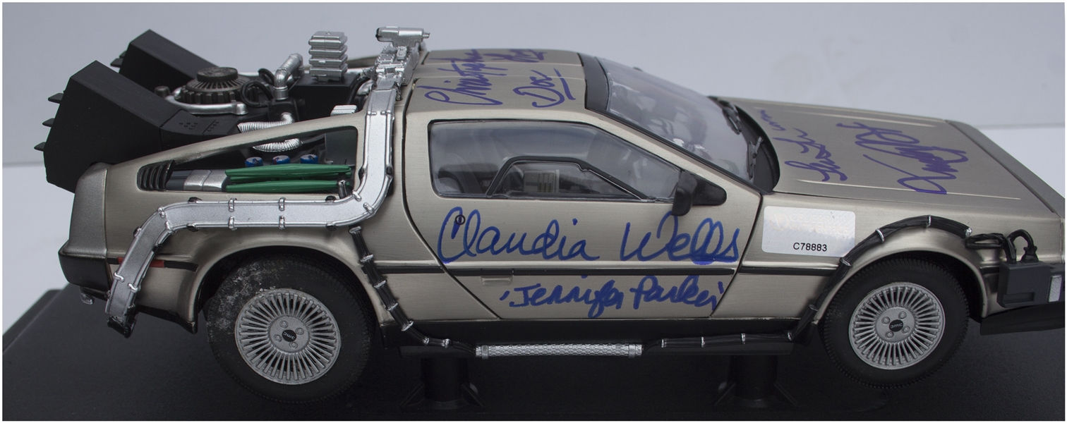 ''Back to the Future'' Cast Signed DeLorean